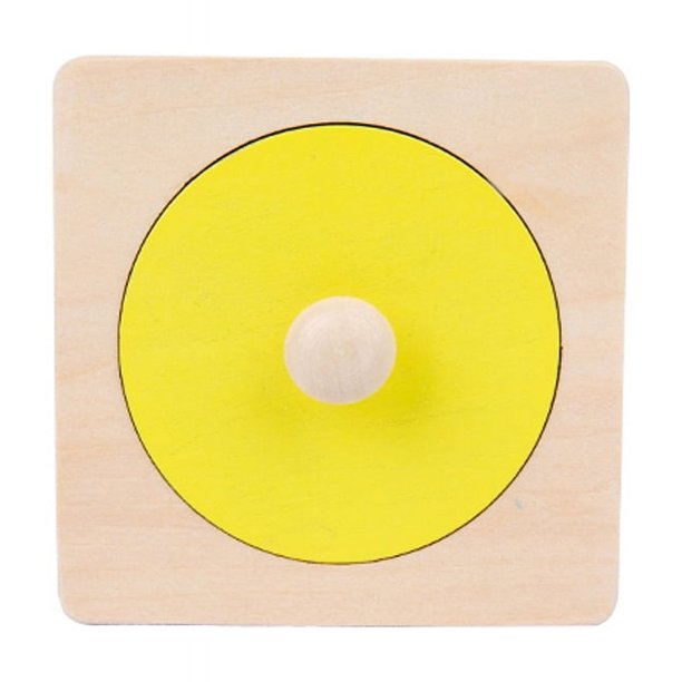 Material didáctico Panel de geometría Panel de rompecabezas de inteligencia Combinación de formas redondas Educación temprana cognitiva Juguetes para niños