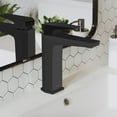 thumbnail image 5 of Voltaire Single Hole, Single-Handle, Bathroom Faucet in Matte Black, 5 of 12
