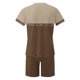 thumbnail image 4 of Pantalones Elásticos de la Cintura de los Hombres de la Impresión de los Pantalones Cortos Delgados Deportivos, Cuello Redondo de la Blusa de Manga Corta, 4 of 5