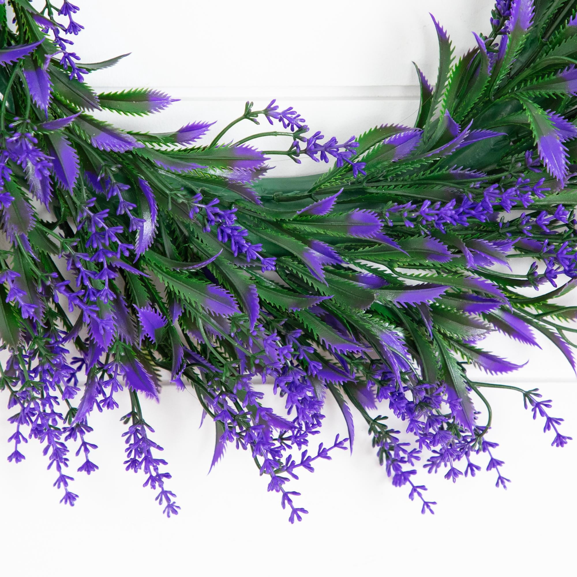 18in. Artificial Lavender Wreath - Set of 2