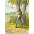 thumbnail image 2 of Franz Gerasch 11x14 Gold Ornate Wood Frame and Double Matted Museum Art Print Titled - Soldier 4, 2 of 4