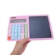 thumbnail image 5 of unbranded Calculadora Solar De Escritorio Con Pantalla Grande Y Tableta De Notas Rosa, 5 of 6