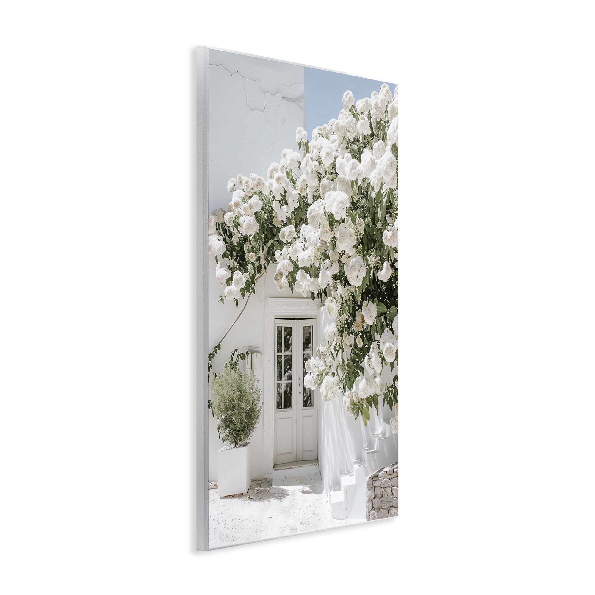 Stupell Industries White Architecture Garden Buildings & Architecture Painting Unframed Art Print Wall Art, 13 x 19