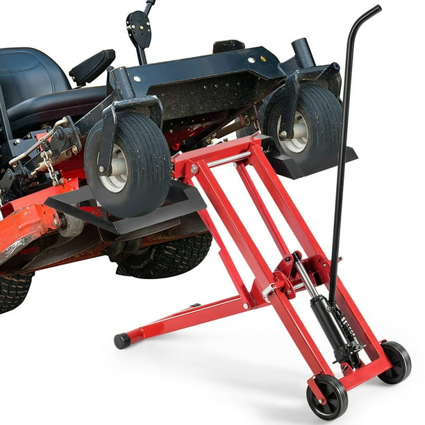 Costway Lawn Mower Lift Jack for Tractors Zero Turn Riding Lawn Mowers 500lb Capacity Walmart