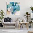 thumbnail image 2 of Stupell Industries Layered Blue Paint Strokes Dense Abstract Painting Painting Gallery Wrapped Canvas Print Wall Art, Design by Lisa Ridgers, 2 of 7