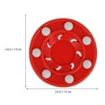 thumbnail image 2 of QUMIIRITY 2 Pcs Rondelles de Hockey à Roulettes Rouges Légères pour Compétition et Entraînement Quotidien, 2 of 8