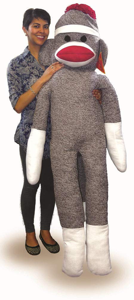 Pennington Bear Company The Original Sock Monkey Hand-knit Plush Material 20 in for sale online 
