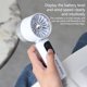 thumbnail image 1 of High Speed Handheld Fan With Digital Display USB Rechargeable Portable Mini Fan Quiet Fan For Student Office Travel Outdoor Use, 1 of 7