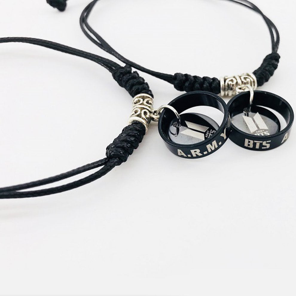 BTS C-shaped adjustable bracelet
