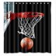 thumbnail image 1 of Cortina de ducha ABPHQTO Fondo Baloncesto Impermeable 150x180 cm, 1 of 2