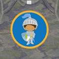 thumbnail image 4 of Inktastic Knight Fairytale Kids Boys Baby Bodysuit, 4 of 5