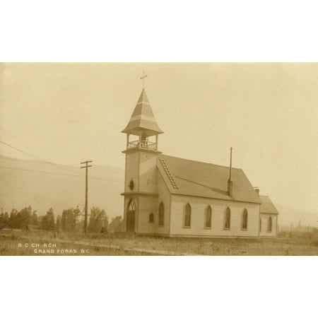 Small Church In Grand Forks Bc Canada Poster Print By Mary Evans  Grenville Collins Postcard Collection - Walmart.com