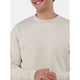 thumbnail image 4 of No Boundaries All Gender Fleece Crewneck Sweatshirt with Long Sleeves, Men's and Big Men’s, 4 of 5