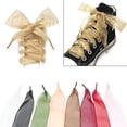 thumbnail image 4 of 1 par de cordones transparentes para zapatos de 4 cm de ancho para fiestas, bailes, senderismo, decoraciones de hip-hop, 4 of 6