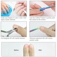 thumbnail image 1 of Tondeuse à Cuticules avec Poussoir en Acier Inoxydable, Kit d'Outils de Manucure Pédicure, 1 of 9