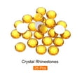 thumbnail image 3 of Flat Back Round Acrylic Rhinestones,30mm Yellow Flatback Crystal Rhinestones for Crafts Decoration 25Pcs, 3 of 7