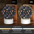 thumbnail image 3 of Honeii Bee Print Acrylic LED Night Lamp,Round Touch-Control Night Light with 3 Lighting Modes,for Bedrooms, Living Rooms, and Gifting, 3 of 9