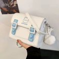 thumbnail image 2 of MBTI-Bolso de hombro de gato Kawaii para mujer, bolso cruzado de cuero, bordado de dibujos animados, Color sólido, paquete de teléfono móvil de verano, 2 of 4