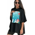 thumbnail image 3 of Plus Size Shirt for Women Black Tops for Women Short Sleeves Shirt for Women Easter 265 T Shirt Crewneck Shirt for Women 2XL, 3 of 5