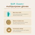 thumbnail image 2 of Guantes de Examen SUP de Nitrilo Sin Polvo 100 Unidades Verde Azulado Talla M, 2 of 7