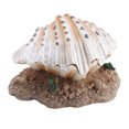thumbnail image 1 of Fish Tank Decorations, Aquarium Shell Ornaments Betta Fish Tank Decor Small Aquarium Decor Pearl Scallop Landscape for Fish Tank Aerating,Shell Pearl Air Stone Bubble Decoration, 1 of 7