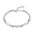 thumbnail image 1 of Pulsera con colgante de plata y alas para mujer, pulsera, joya, pulsera, 1 of 6