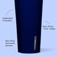 thumbnail image 4 of Classic Tumbler - Keeps Drinks Cold for 9 Hours & Hot for 3 - Triple-Insulated Stainless Steel - Holiday Tumbler Gift - 16 oz - Gloss Midnight Navy, 4 of 4