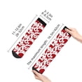 thumbnail image 4 of Pofeuu red plaid Moose Bunny bear Print 30cm Socks, Adult Running Hiking Socks for Youth and Adult, 4 of 7