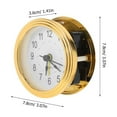 thumbnail image 2 of OULII Réveil à Quartz Design Rond Horloge de Table en Métal pour Projets DIY Adultes Lot de 1, 2 of 6