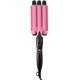 thumbnail image 1 of Rizador de cabello - Rizador de cabello Waver Curling Turmalina Rizador de cerámica ajustable Rizador de cabello de triple tubo Herramienta de peinado de rizador(22 mm), 1 of 3