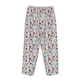 thumbnail image 5 of Xecao Tulips Flowers Women's Straight Lounge Pajama Pants: The Epitome of Relaxed Sleepwear, 5 of 9