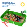thumbnail image 4 of Kit de arena Dinosaurio Build Me Juguete Sensorial 34 Piezas verde, 4 of 6