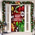 thumbnail image 1 of Mini Grinch Ornaments Grinch Ornaments Grinch Christmas Decorations Christmas Door Cover,Christmas Door Decoration, Front Door Decor Holiday Xmas Party Supplies 78.7x35.4Inch, 1 of 3