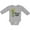 AC-Heather Grey, variant on Inktastic Nebraska Girl Goldenrod Flower Girls Long Sleeve Baby Bodysuit