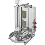 2 Burner Automatic spinning Shawarma Machine Spinning Griller 24.000 BTU Tacos Al Pastor Machine