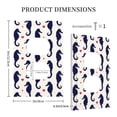 thumbnail image 3 of KLL Seahorses and Hearts Pattern Electrical Outlet Covers, 3" x 5" 1 Pack Electric Receptacle Plug Covers for Decorator Receptacle Outlet & Switch-Style S, 3 of 6