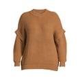 thumbnail image 2 of Terra & Sky Women's Plus Size Layered Sweater, Midweight, 2 of 5