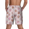thumbnail image 2 of Lsque Mens Swim Trunks Strawberry Cake Pattern - Bathing Suit Compression Liner - Beach Swim Shorts Swimwear - (S-3XL) - Stretch Quick Dry -X-Large, 2 of 9