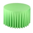 thumbnail image 3 of Water Resistant Round Tablecloth 90 Inch - Stain Proof Washable Polyester Table Cover for Wedding, Banquet, Dining & Outdoor Events - Spill Resistant Tablecloth, 3 of 6