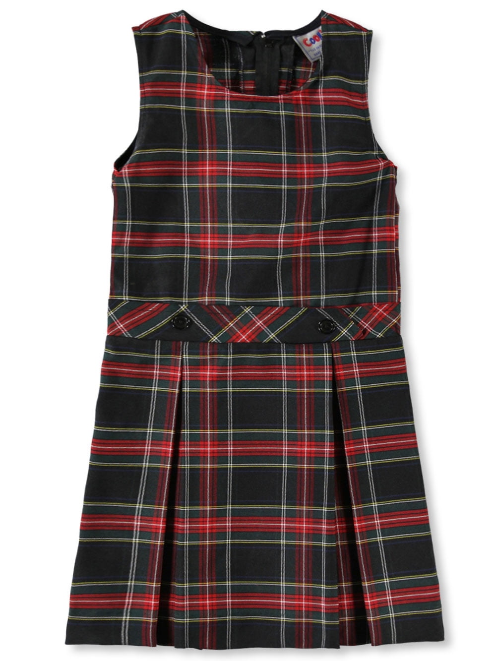 Cookies' Brand Big Girls' Bib Front Jumper black/red/white/gold