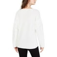 thumbnail image 2 of I.N.C Womens Fringe-Detail Dolman Knit Sweater, White, Large, 2 of 2