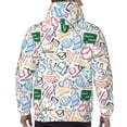 thumbnail image 7 of Fotbe Men's Hoodie with Back To School Pattern - Kangaroo Pocket Pullover Hooded Sweatshirt, Perfect for Daily Wear, Travel, and Home-Medium, 7 of 7