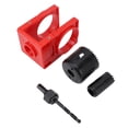 thumbnail image 1 of Kit De Instalación De Cerradura, Sierra Perforadora Para Cerradura De Puerta CarbonSteel Para Puertas De , Incluye Plantilla Guía Y Broca, 4 Pasos Simples, 1 of 7