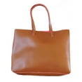 thumbnail image 2 of Minicci Womens Faux Leather Fashion Shoulder Bag Tote (Brown, 12"x12"), 2 of 4