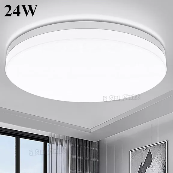 Led Ceiling Down Light Ultra Thin Flush Mount Kitchen Lamp Home Fixture 6000K