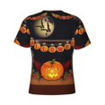 thumbnail image 6 of Qekee Halloween Decoration Classic Fit T-Shirt Men's Shirt Men's Tight Short Sleeves for Exercise, Running, Mountaineering - Halloween Decoration, 6 of 9