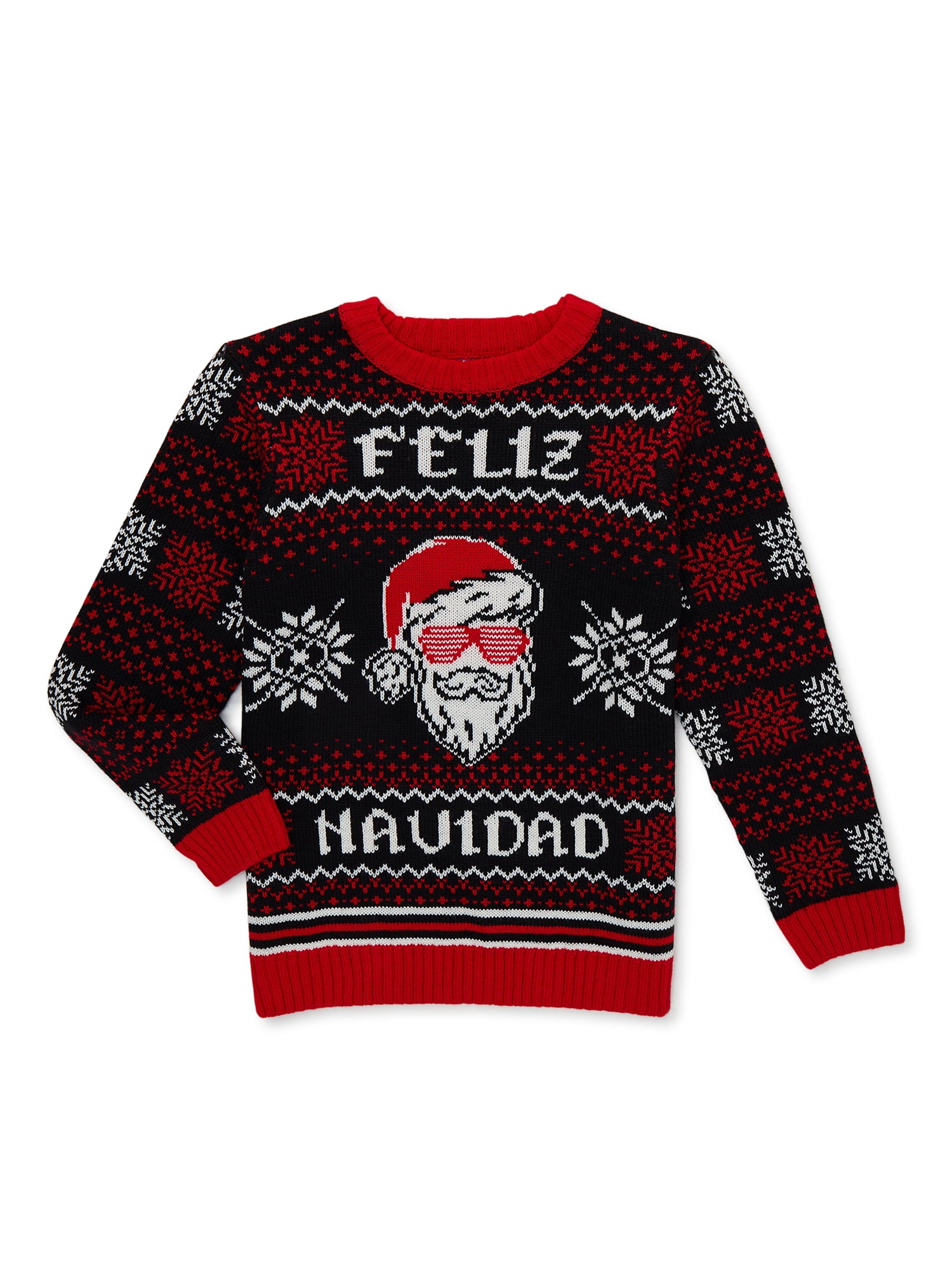 Holiday Time Boys Christmas Sweater, Sizes 4-18 & Husky