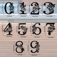 thumbnail image 4 of Black Wall Decor Metal wall art deco creative interior decoration wrought iron silhouette, 4 of 10
