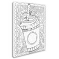 thumbnail image 2 of Trademark Fine Art "Frappuccino" Canvas Art by Hello Angel, 2 of 3