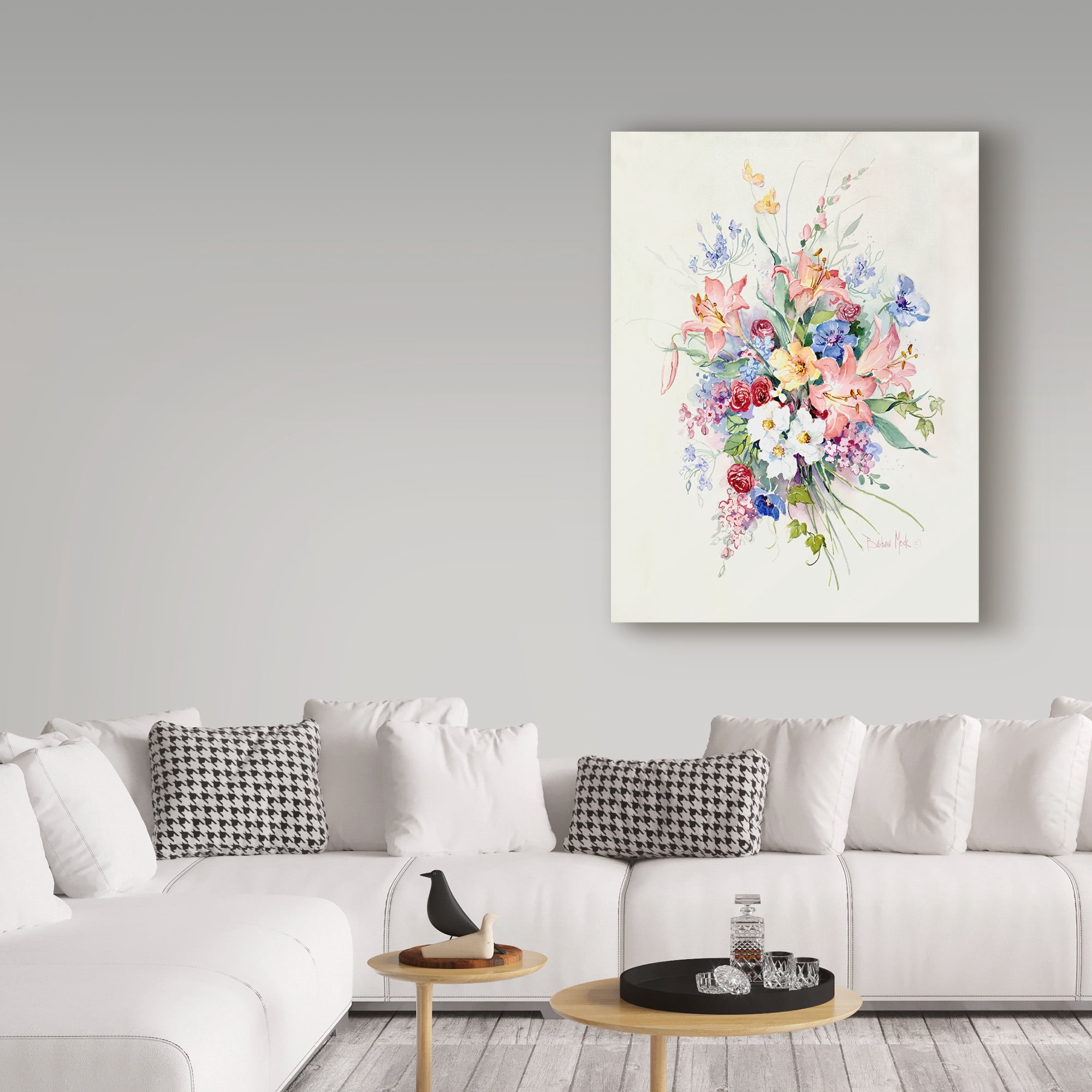 Trademark Fine Art 'Spring Bouquet 2' Canvas Art by Barbara Mock